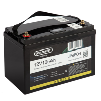 Аккумулятор литиевый тяговый Gelbert LiFePO4 (12V/105Ah/100А/1,260Wh) Bluetooth