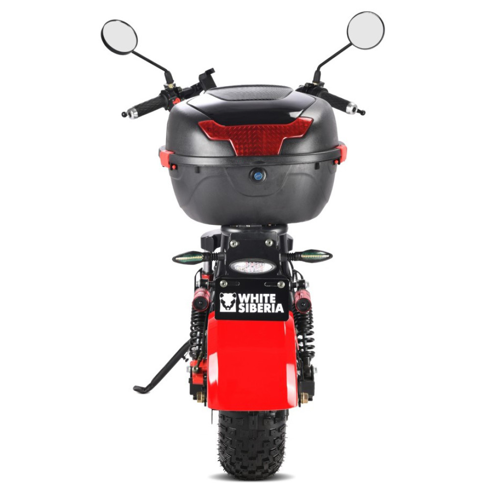 Электроскутер CityCoco WHITE SIBERIA MINI R 2.0 1200W (2022) RED 6