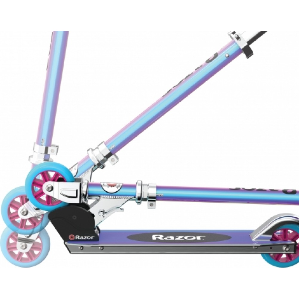 Детский складной самокат Razor A Series Special Edition Holographic 2
