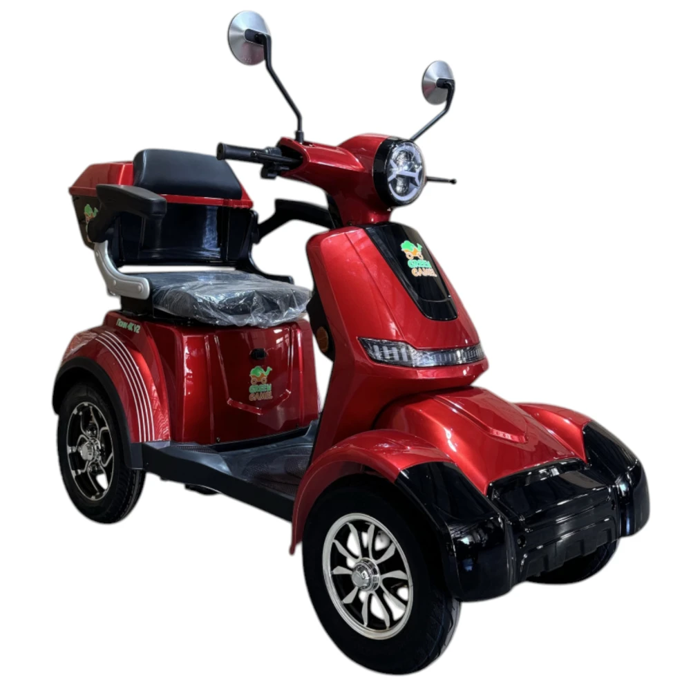 Электроскутер GreenCamel Пони 4K V2 (60V20Ah 1000W) Красный 2